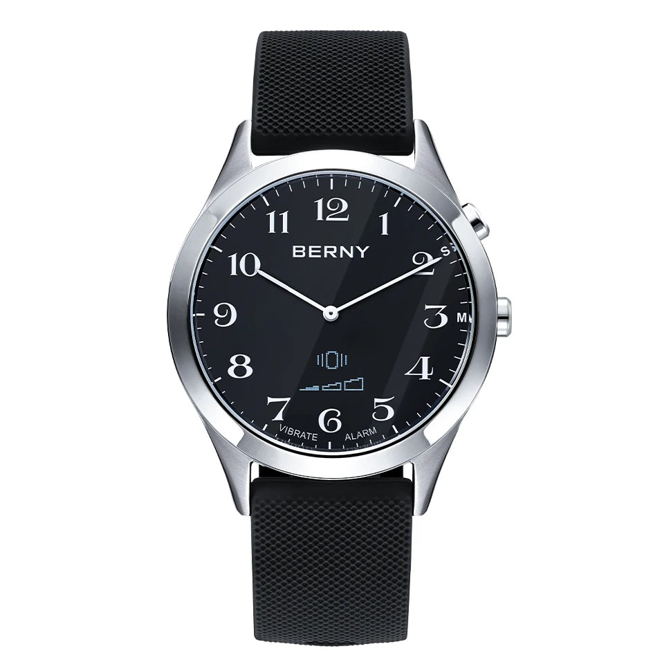 BERNY Analogue Vibrating Watch For Elderly Medication Reminder