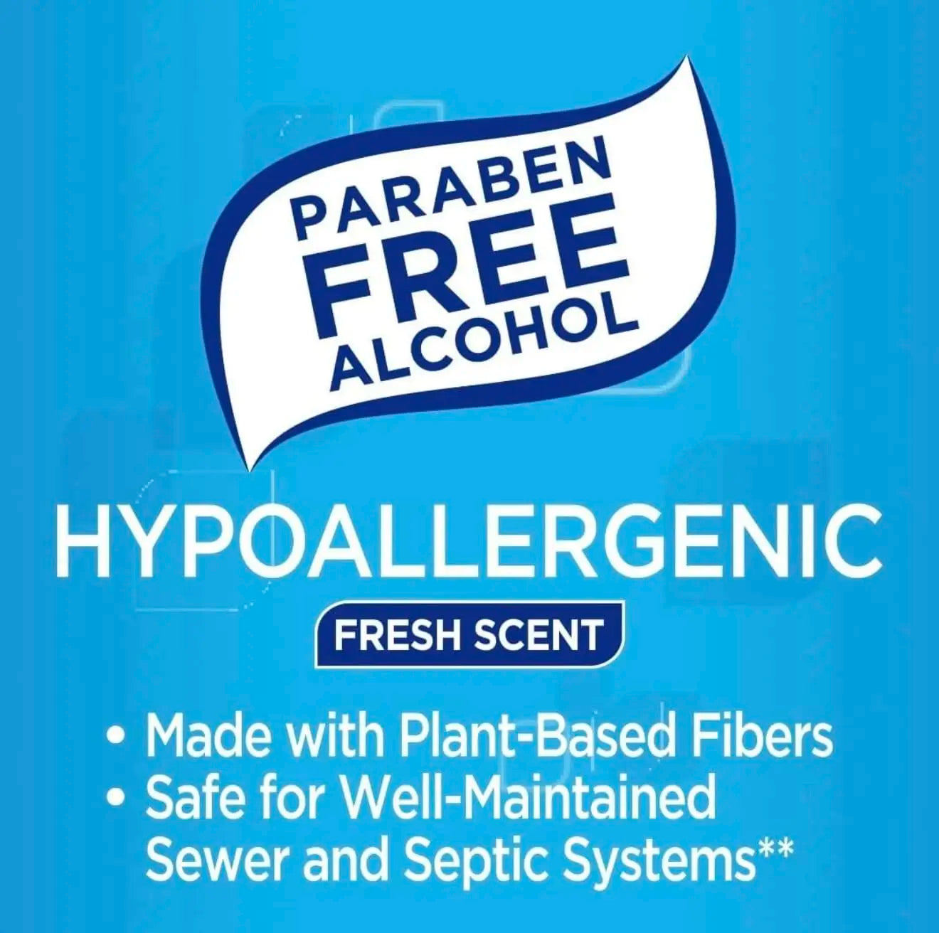 Fresh Scent Flushable Wipes 240 Count For Easy Cleaning