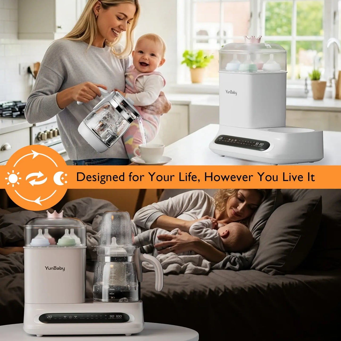 Multifunction Bottle Warmer and Sterilizer for Breast Milk