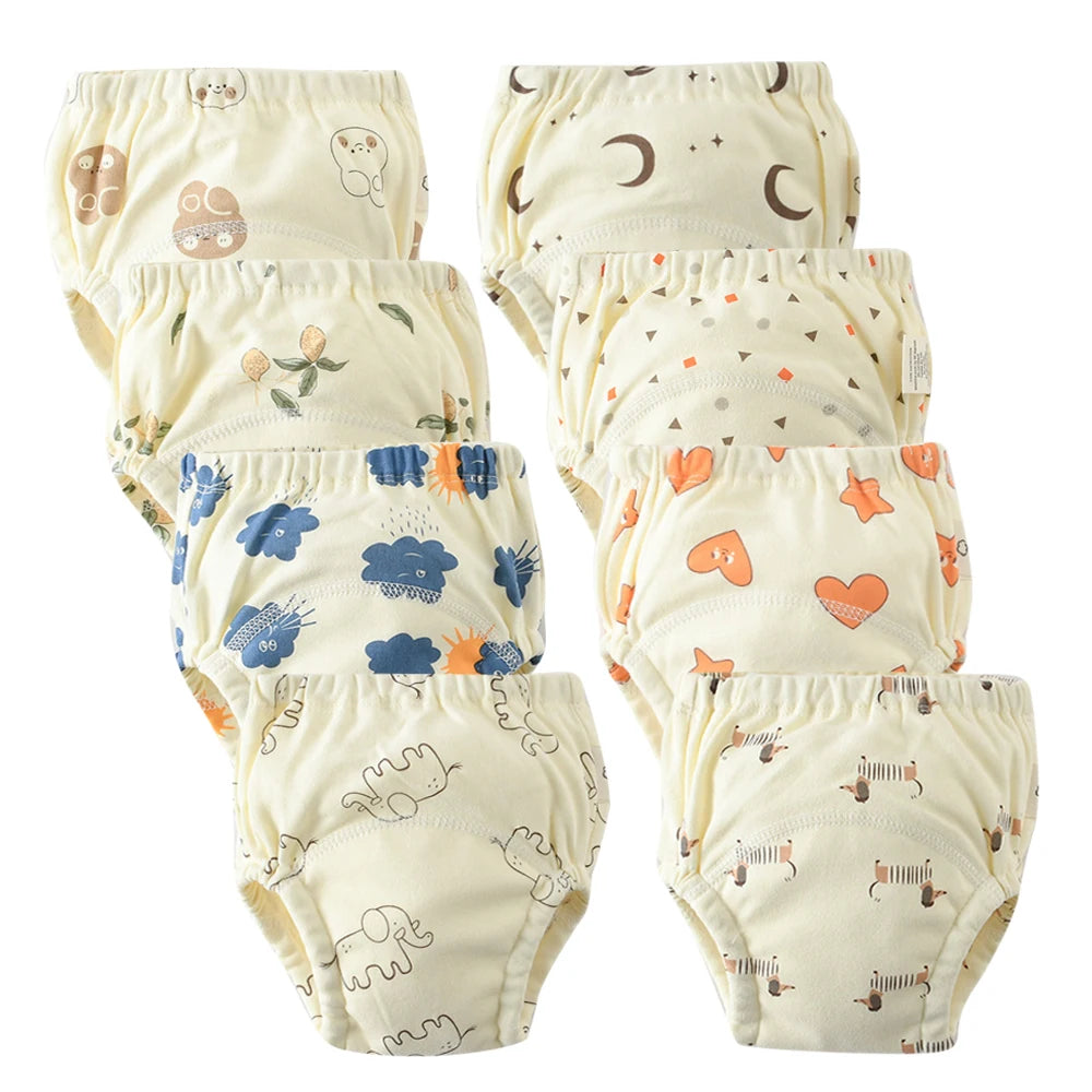 Baby Reusable Waterproof Training Diapers Cotton Nappies