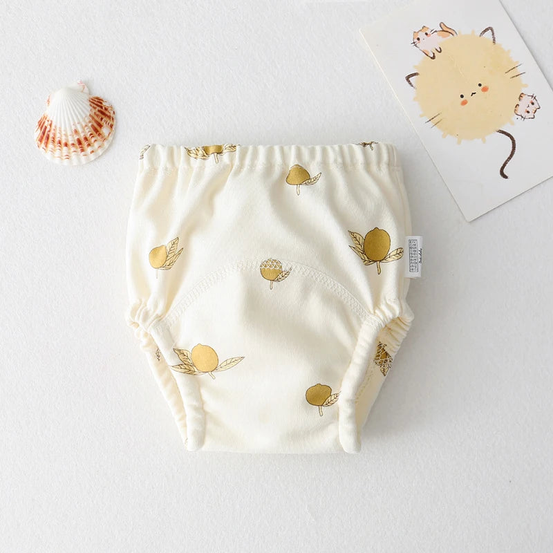 Baby Training Pants Washable Cotton Underwear For Potty Training