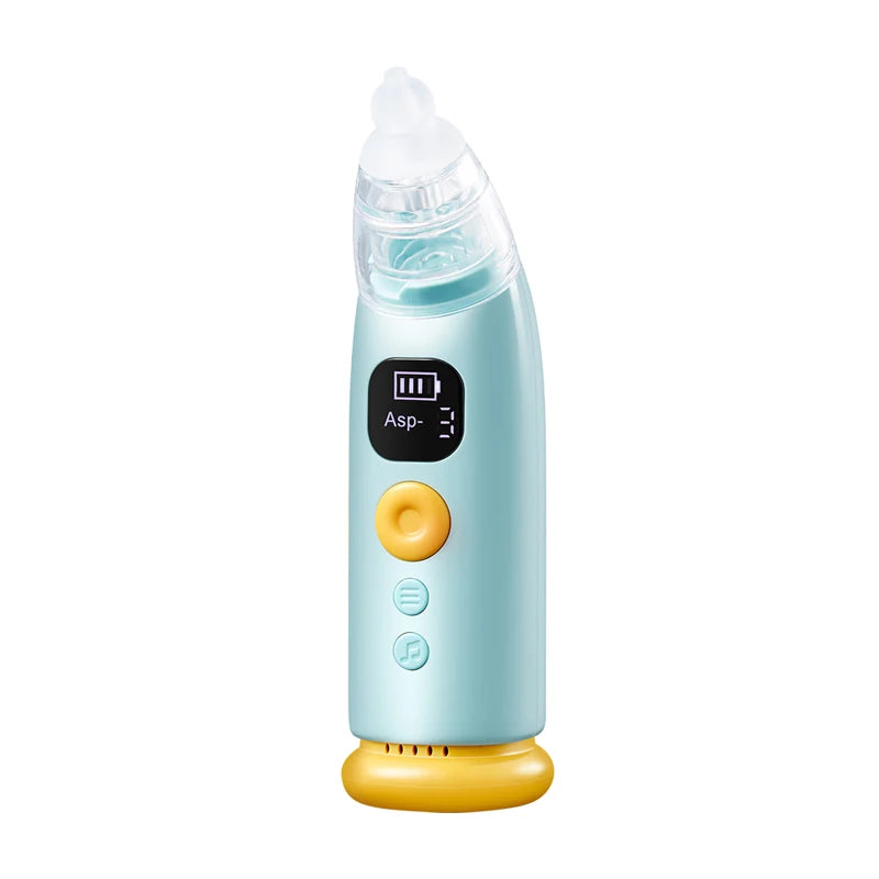 Hansqui Electric Baby Nasal Aspirator With 3 Silicone Nozzles Rechargeable