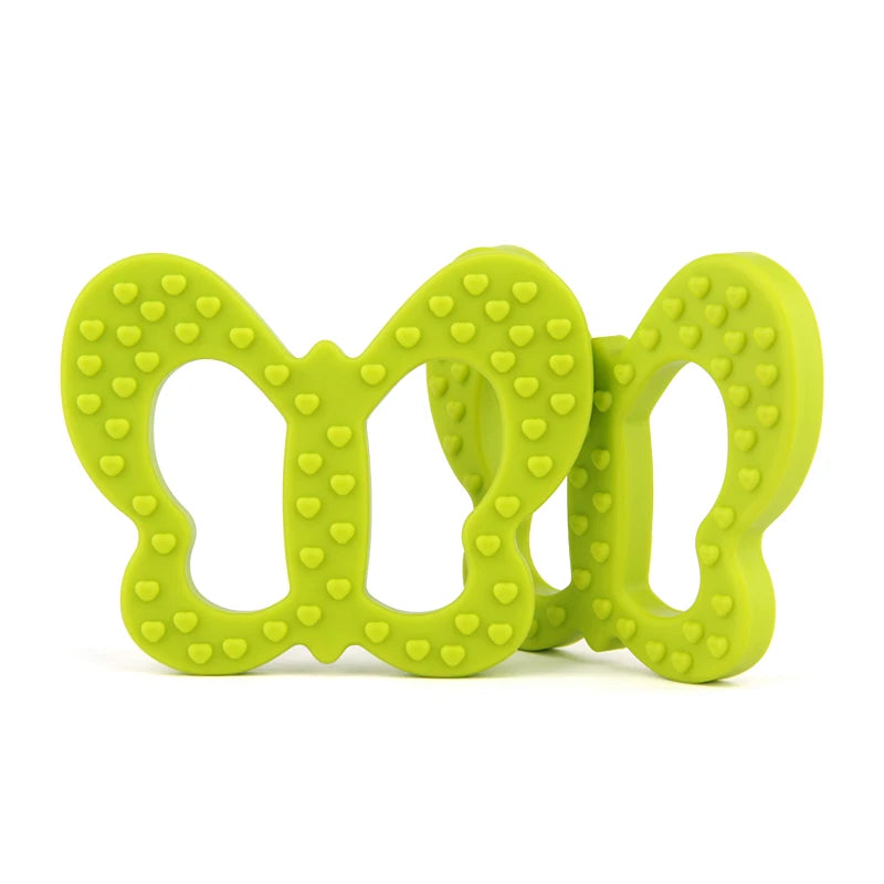 Chengkai Silicone Butterfly Teether Baby Pacifier Pendant 10Pcs BPA Free