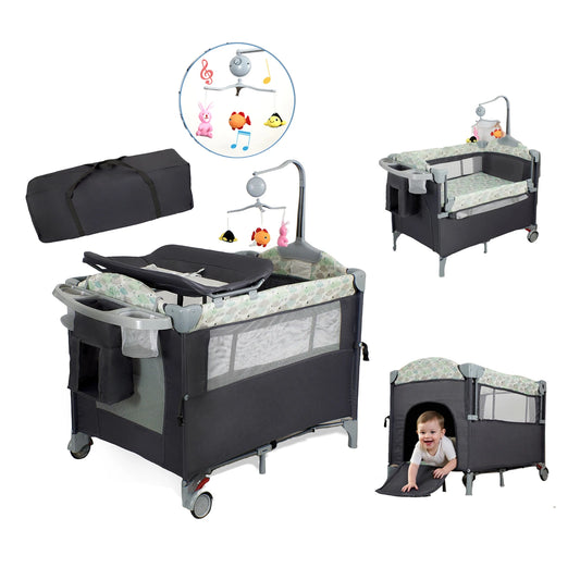 Portable Pack N Play Playard With Bassinet And Changing Table