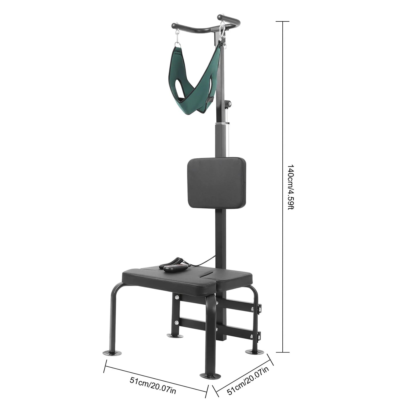 Bymaocar Electric Cervical Traction Device Neck Stretcher With Remote Control