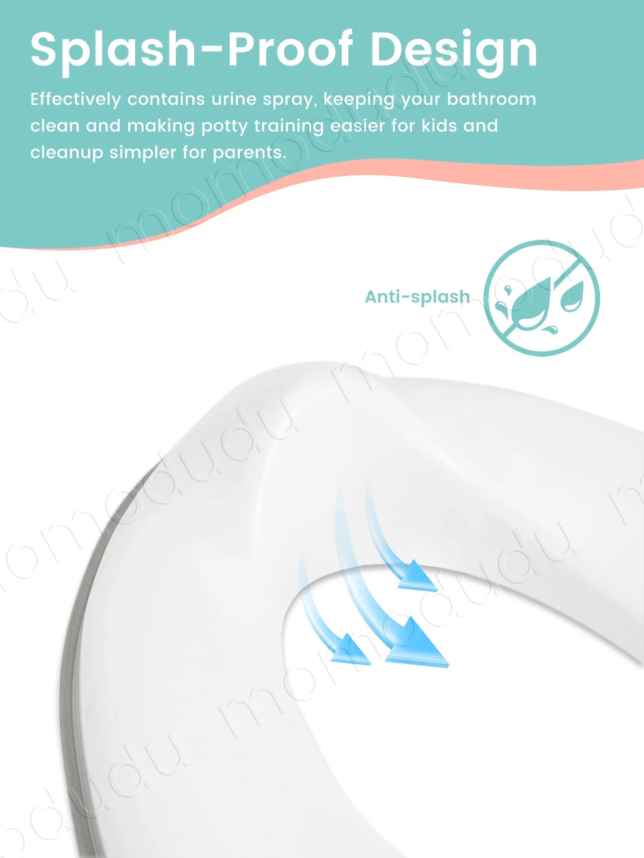 Momo&dudu Portable Toddler Toilet Seat With Splash Guard