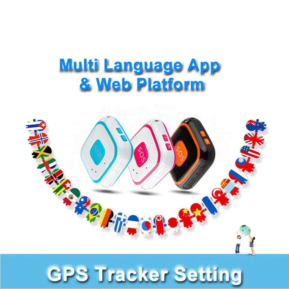 REACHFAR V28 GPS Tracker For Kids With SOS Two-Way Calls