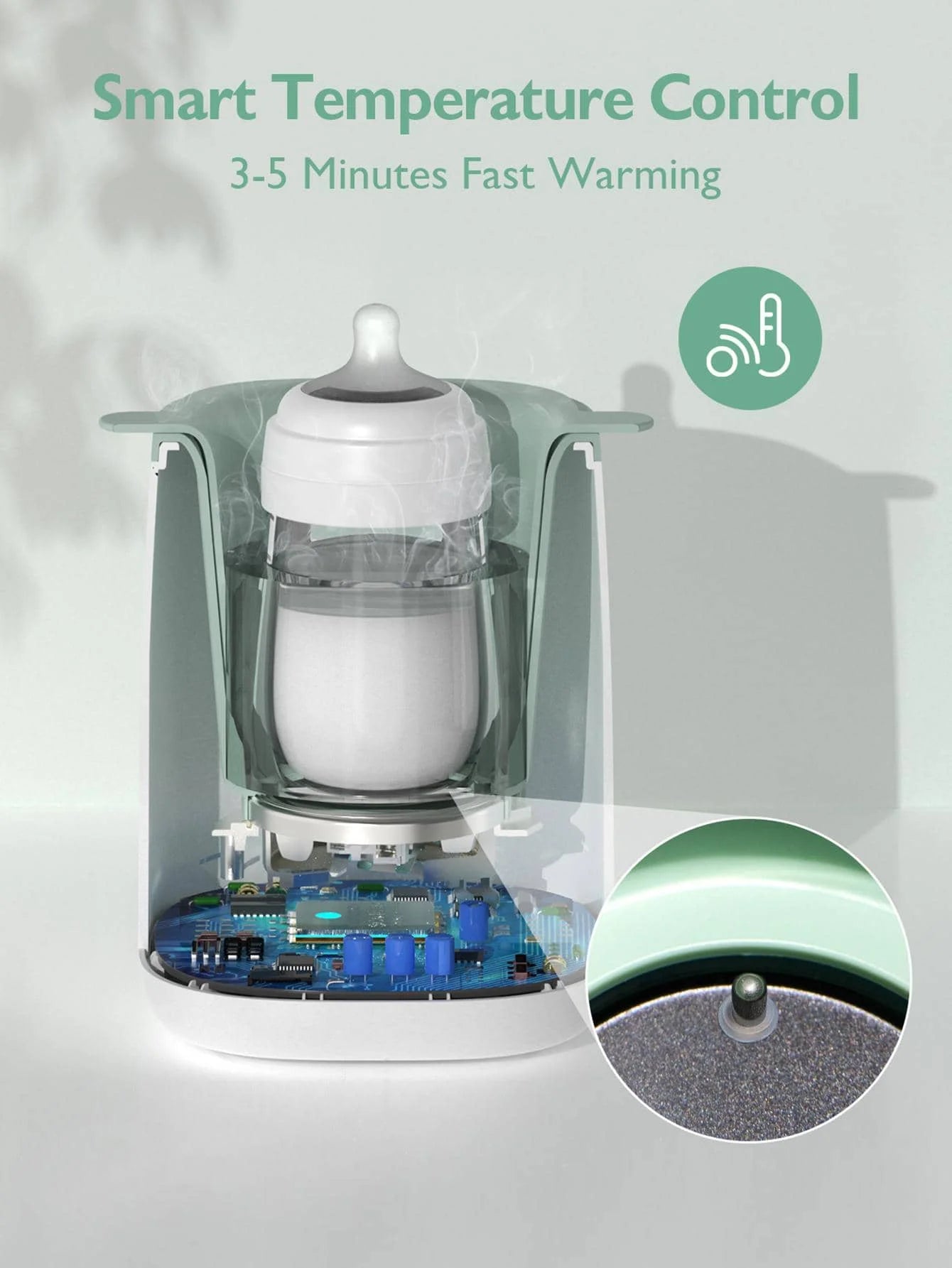 Baby Bottle Warmer For Breastmilk Safe Warm Water Bath