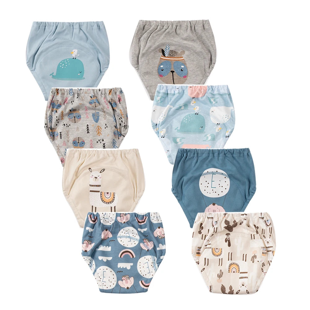 Baby Reusable Waterproof Training Diapers Cotton Nappies
