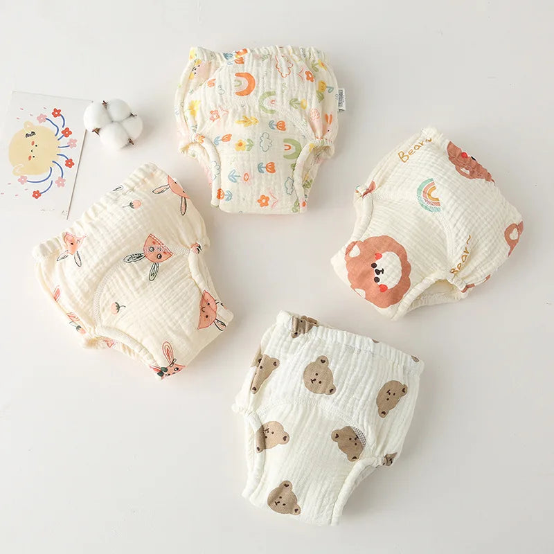 Baby Reusable Waterproof Training Diapers Cotton Nappies