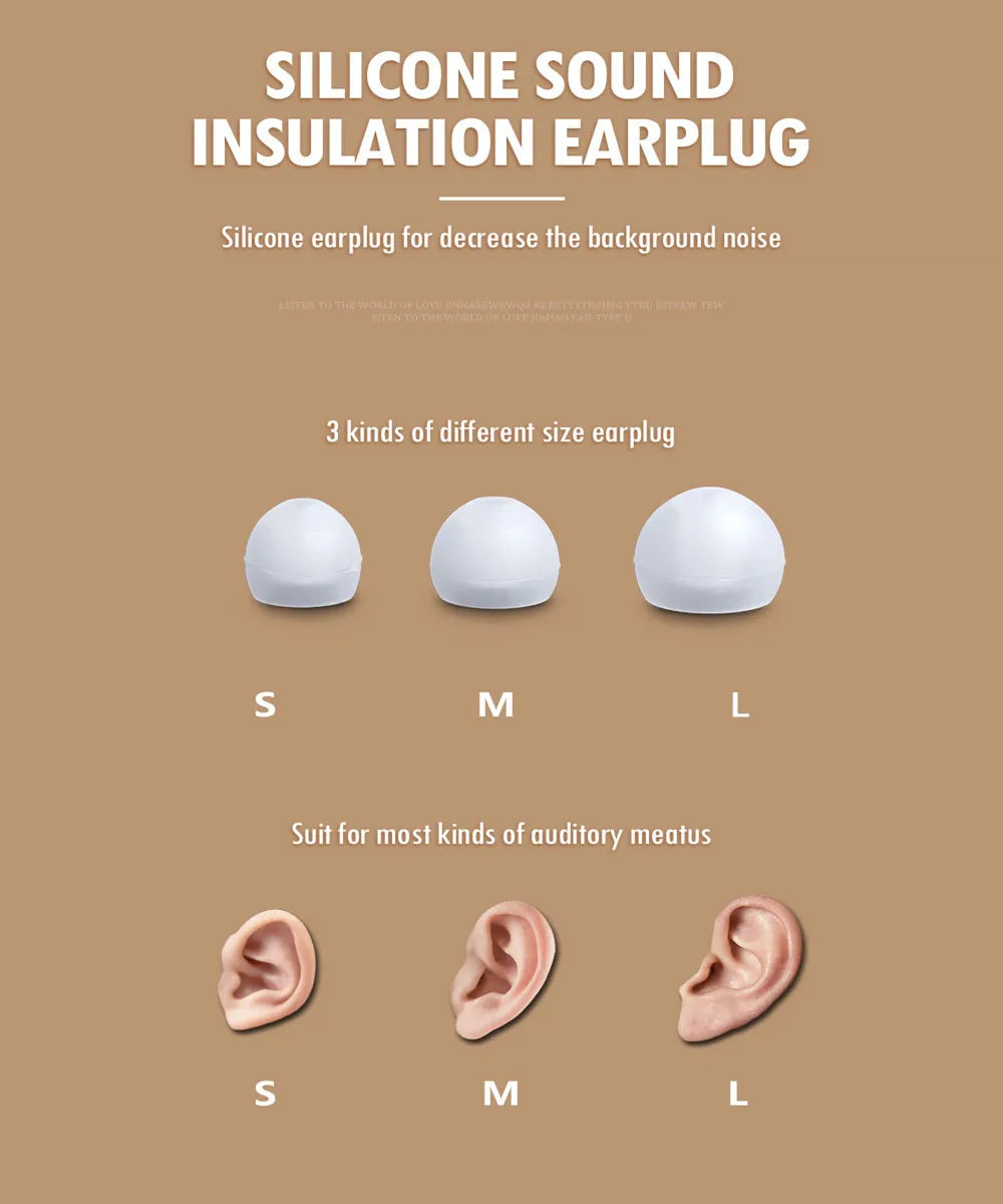 Jinghao Mini Hearing Aids CIC Sound Amplifier For Elderly