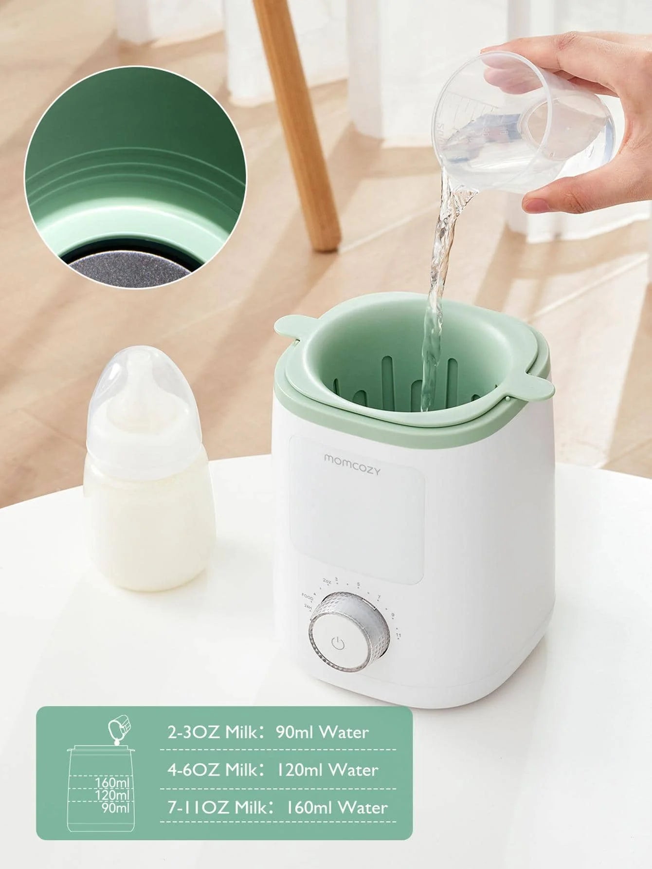 Baby Bottle Warmer For Breastmilk Safe Warm Water Bath