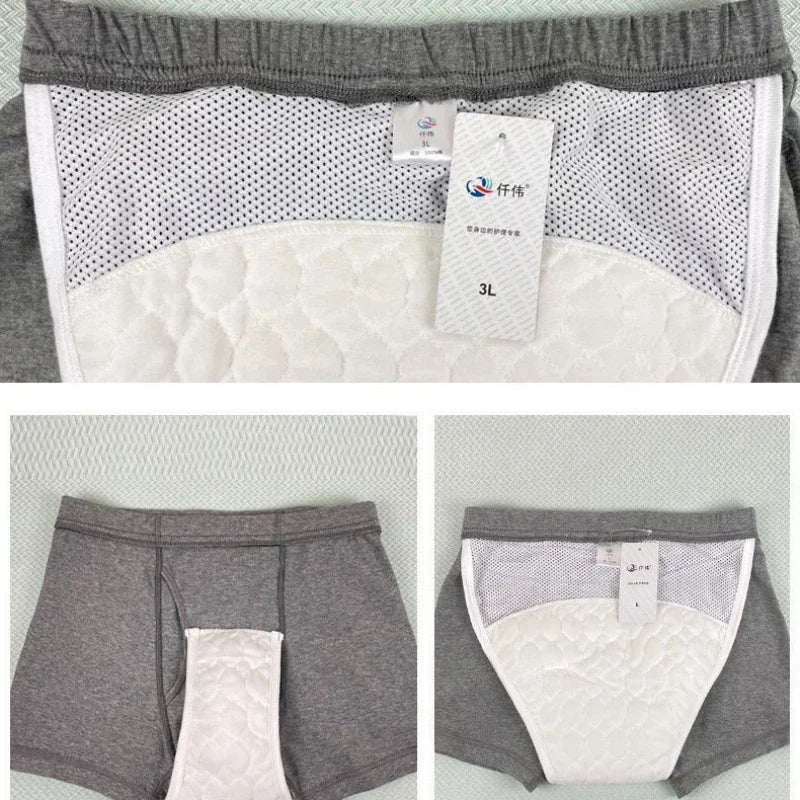 JIUYUNJIAO Breathable Elderly Diapers for Bedridden Incontinence