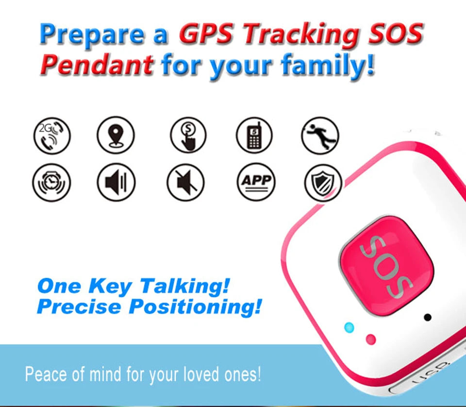 REACHFAR V28 GPS Tracker For Kids With SOS Two-Way Calls