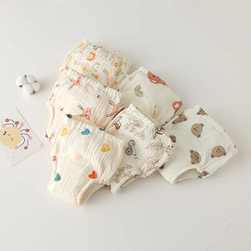 Baby Reusable Waterproof Training Diapers Cotton Nappies
