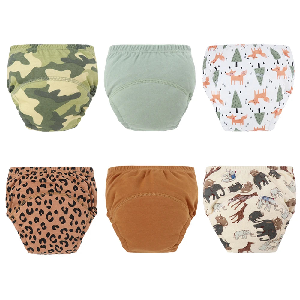 Baby Reusable Waterproof Training Diapers Cotton Nappies