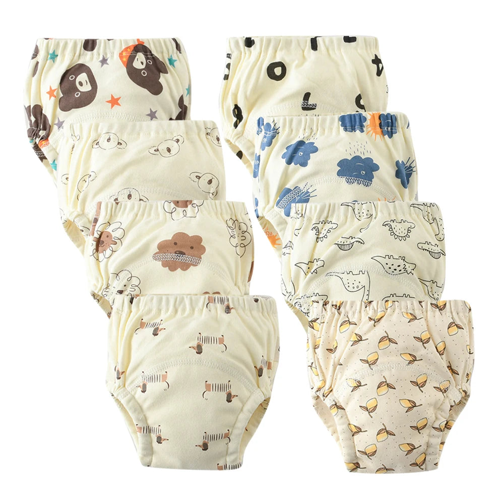 Baby Reusable Waterproof Training Diapers Cotton Nappies