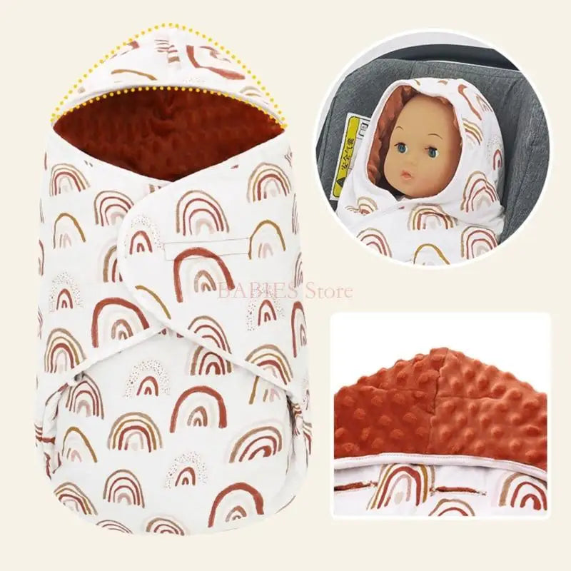 C9GB Baby Car Seat Wrap Blanket Breathable Cotton Swaddle Multi-Pattern