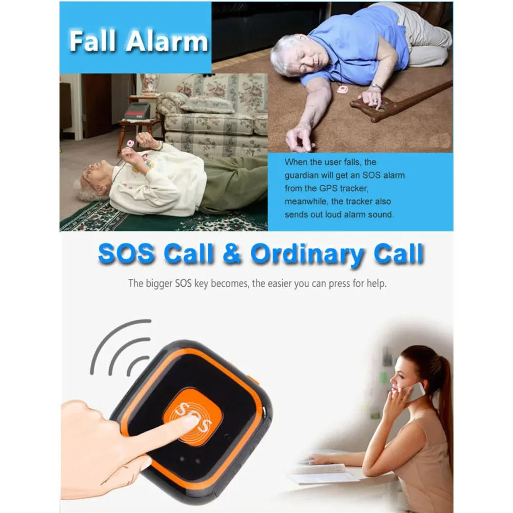 REACHFAR V28 GPS Tracker For Kids With SOS Two-Way Calls