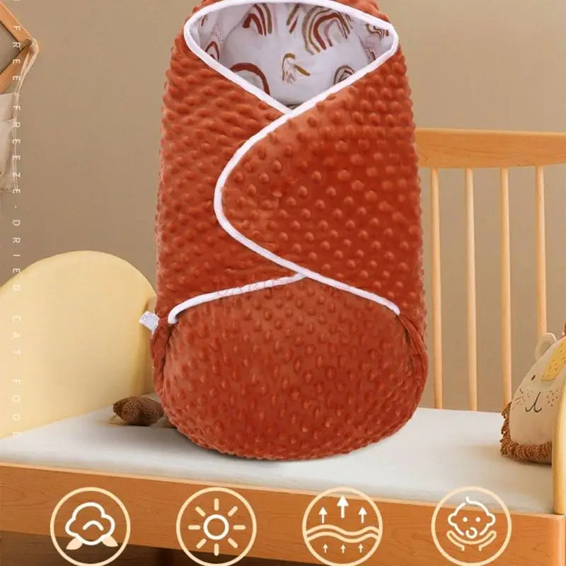 C9GB Baby Car Seat Wrap Blanket Breathable Cotton Swaddle Multi-Pattern