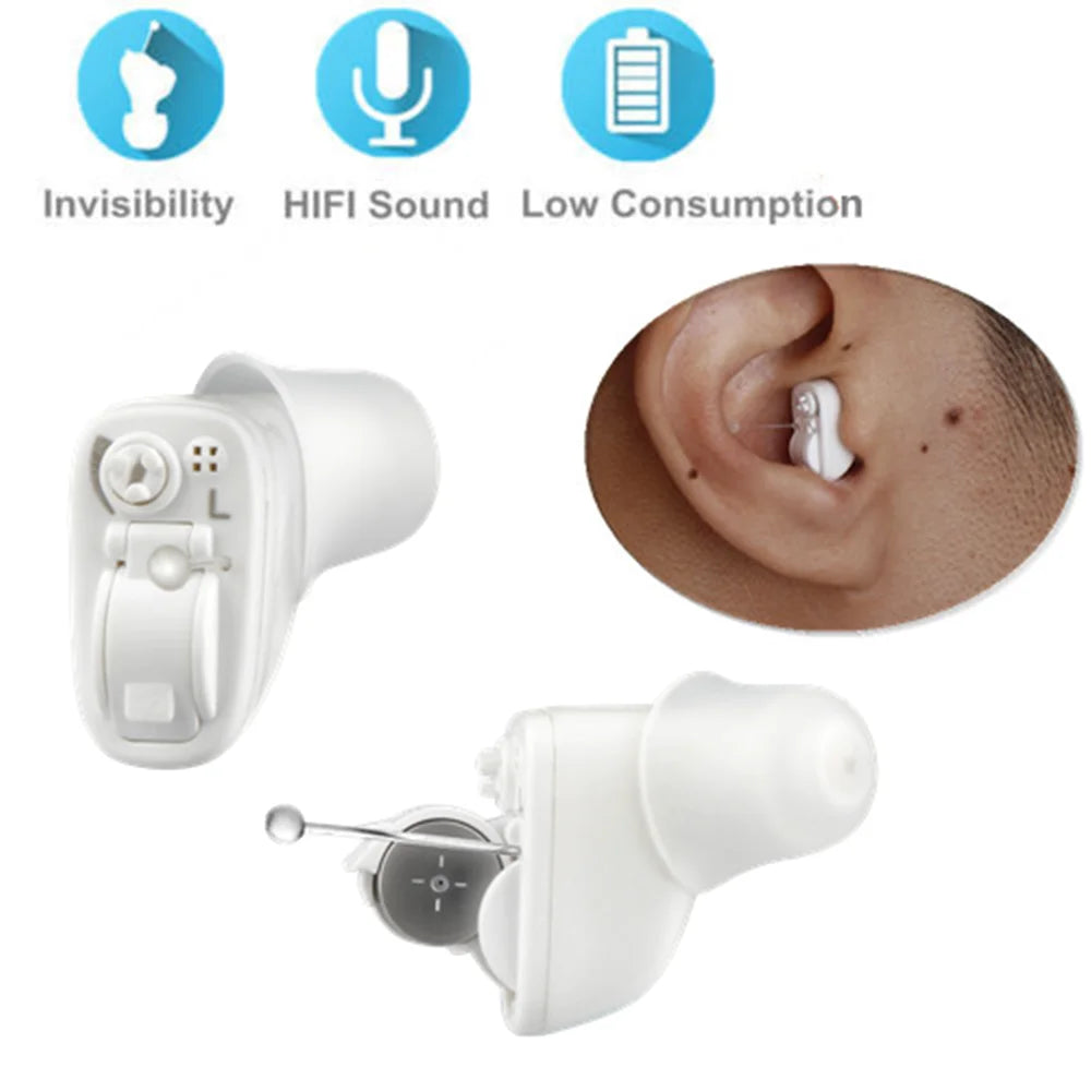 Jinghao Mini Hearing Aids CIC Sound Amplifier For Elderly