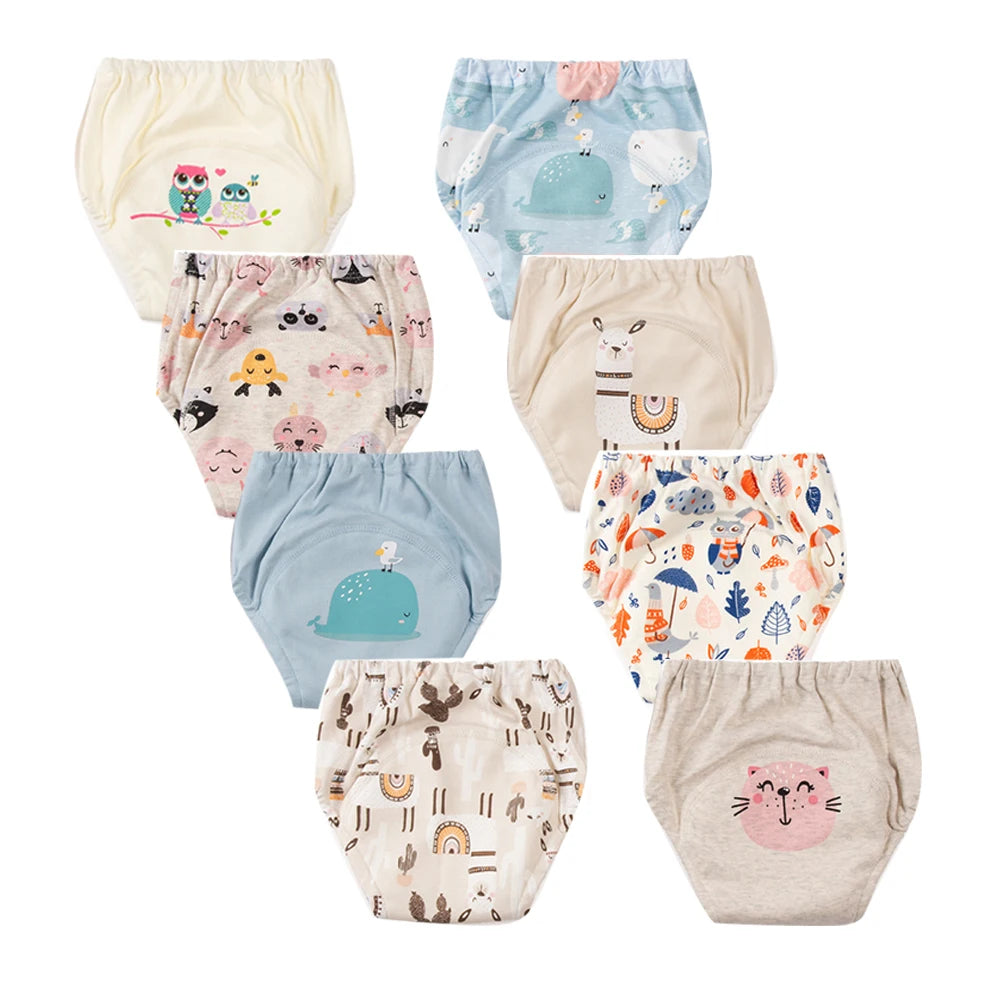 Baby Reusable Waterproof Training Diapers Cotton Nappies