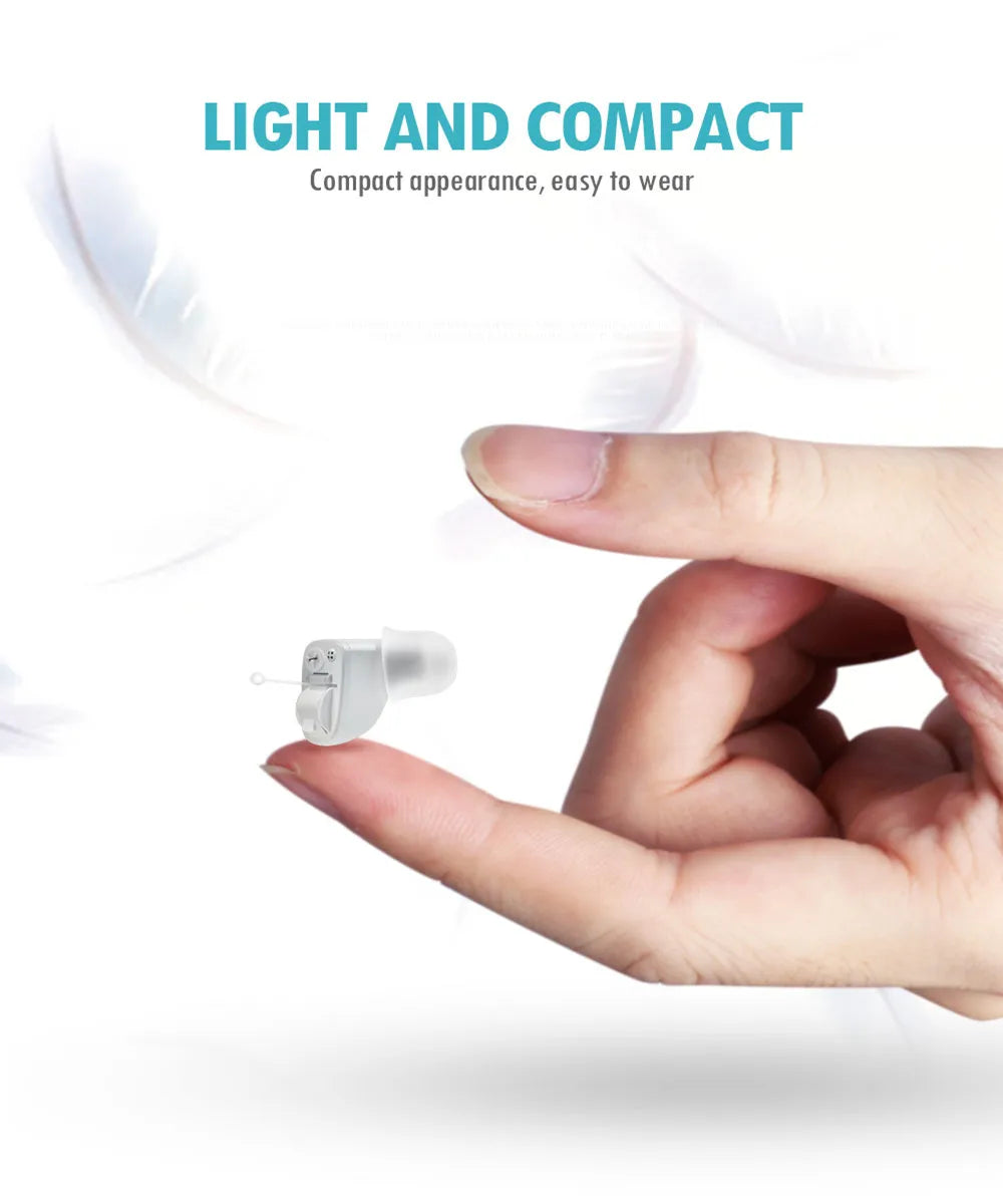 Jinghao Mini Hearing Aids CIC Sound Amplifier For Elderly