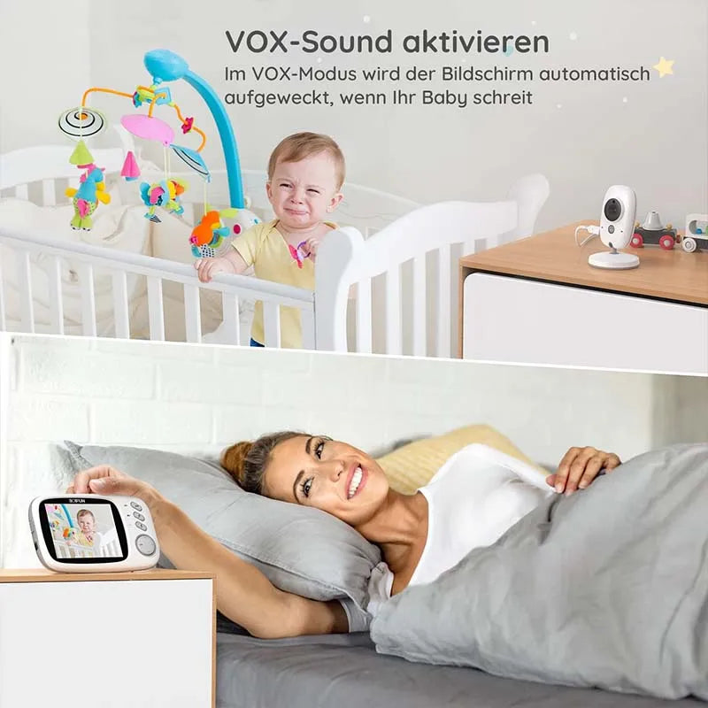 BOIFUN Wireless Baby Monitor With Camera And Night Vision