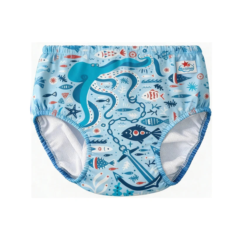 Washable Reusable Adult Swimming Diapers For Pool Use