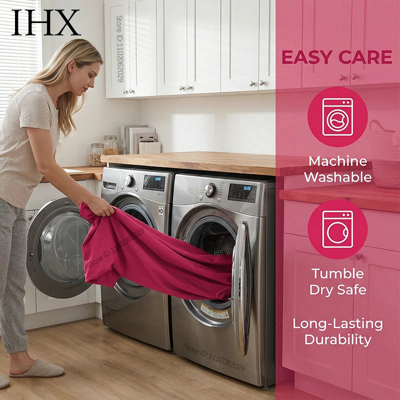 IHX Waterproof Flat Sheet Mattress Protector Anti Slip Ultra Soft