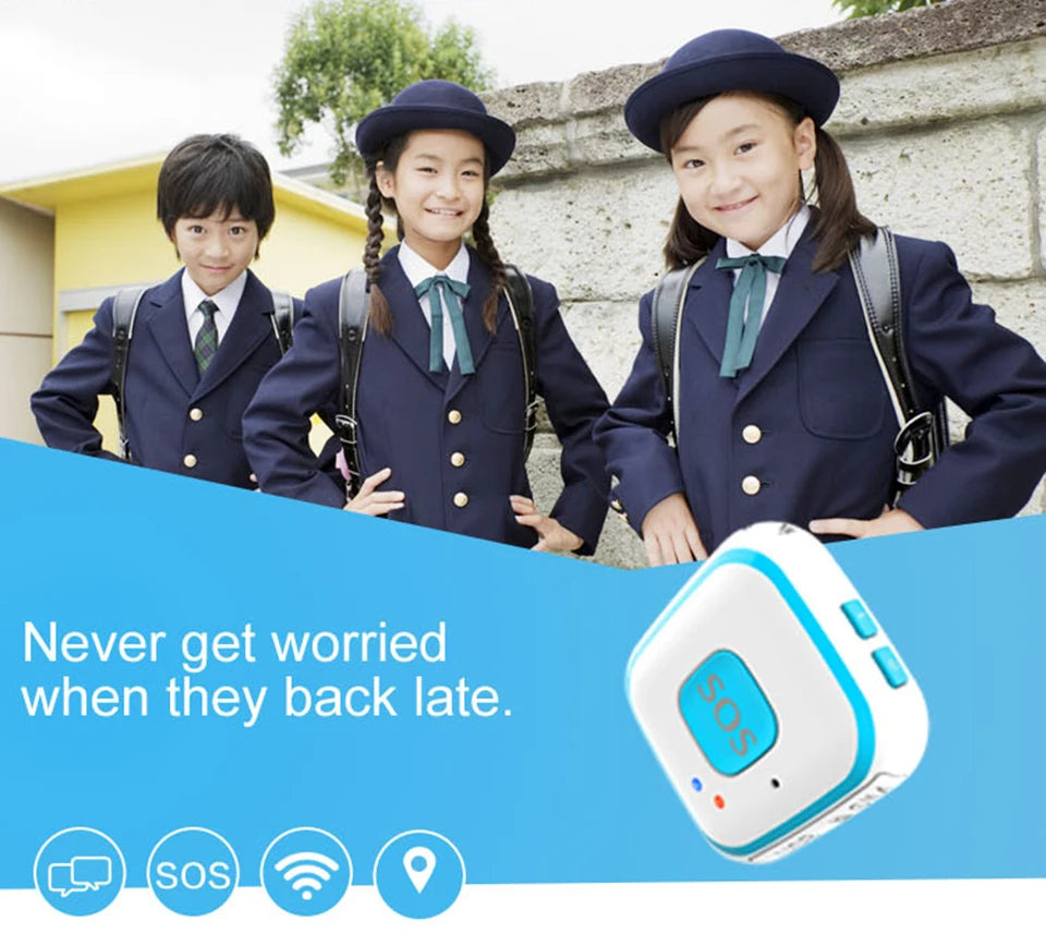 REACHFAR V28 GPS Tracker For Kids With SOS Two-Way Calls