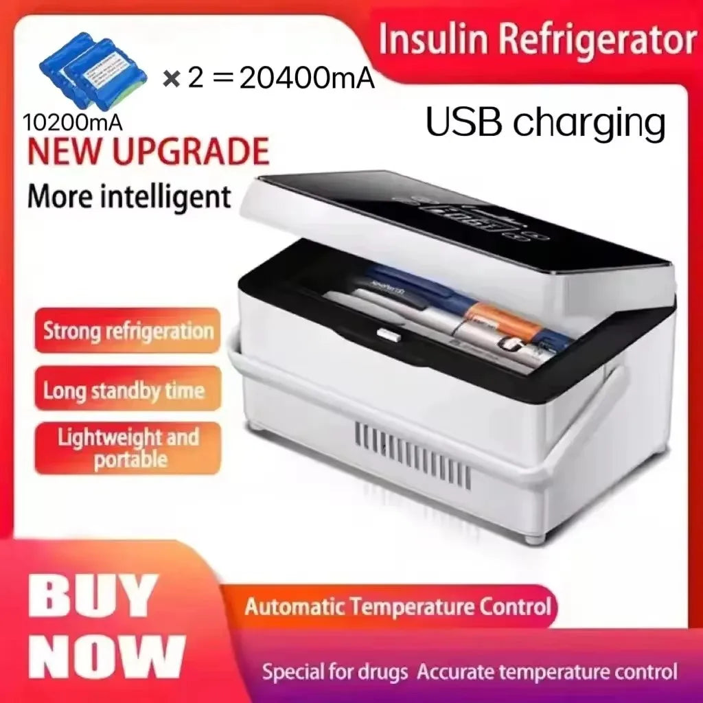 NONE Insulin Refrigerator Portable Auto Defrost Travel