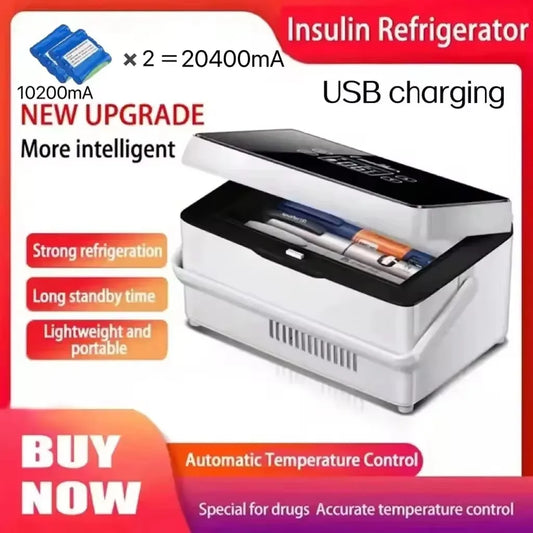 NONE Insulin Refrigerator Portable Auto Defrost Travel