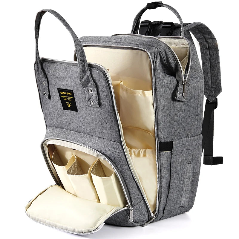 Sunveno Diaper Bag Backpack Multifunction Travel Maternity Baby Bag
