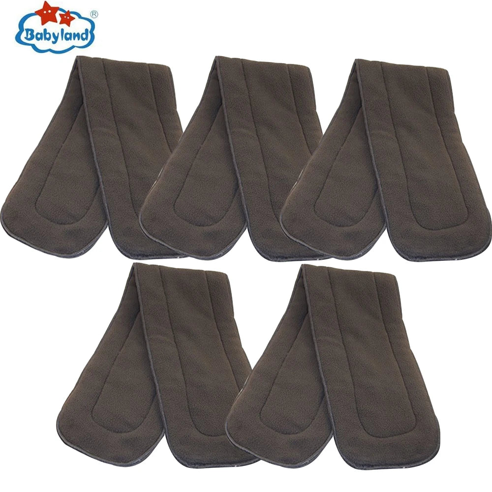 Babyland Bamboo Charcoal Adult Diaper Insert 4-Layer Absorbent
