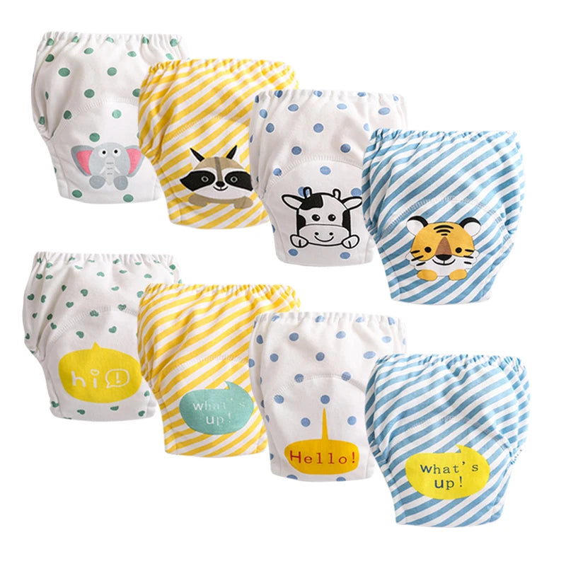 Baby Reusable Waterproof Training Diapers Cotton Nappies
