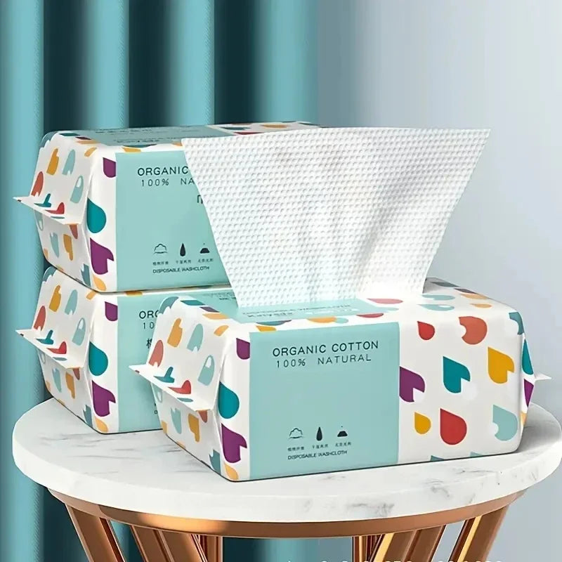 Disposable Thick Cotton Facial Towels Makeup Remover Wipes