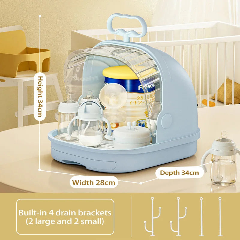 ORIO Hand Push Baby Storage Shelf Multi Layer Plastic Drawers