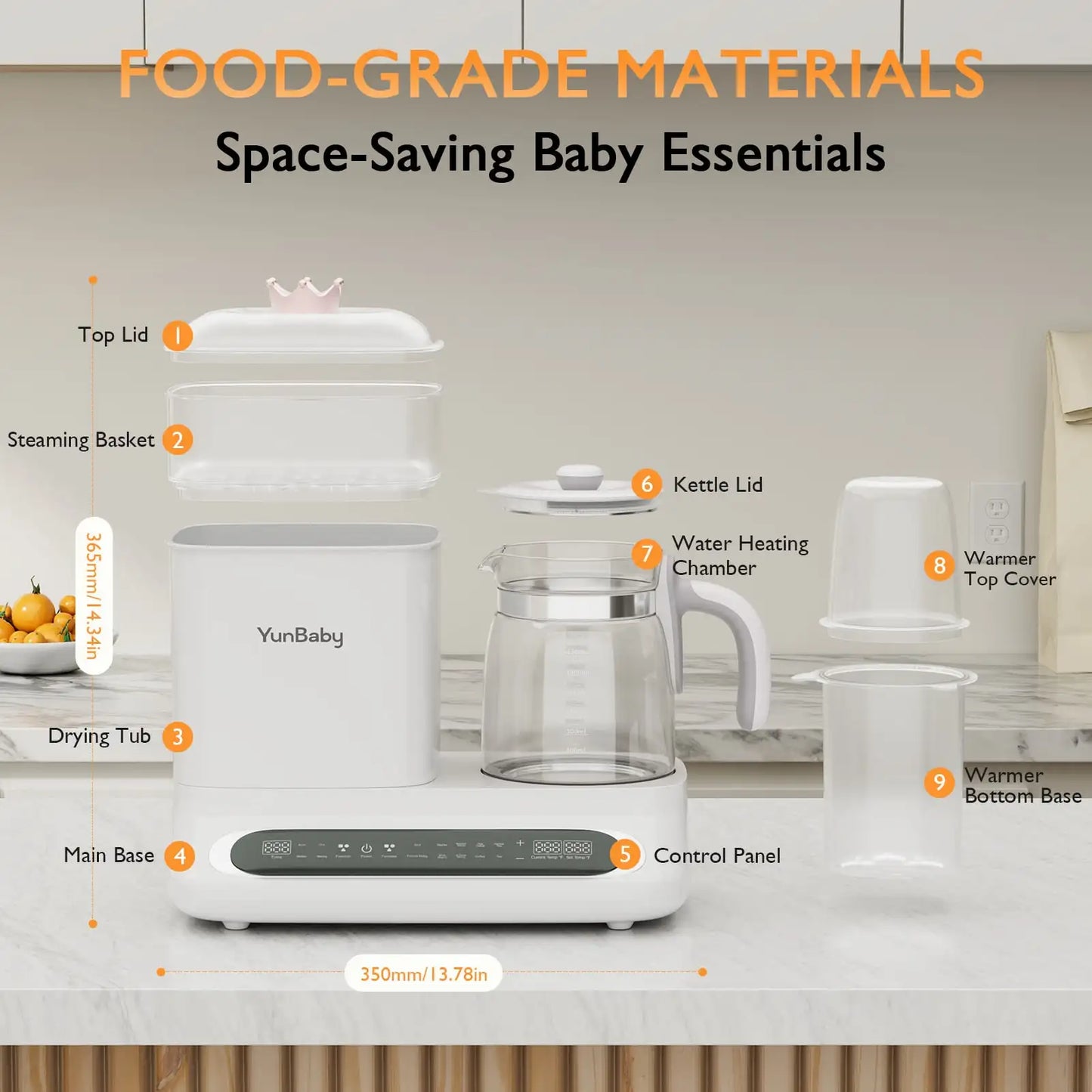 Multifunction Bottle Warmer and Sterilizer for Breast Milk