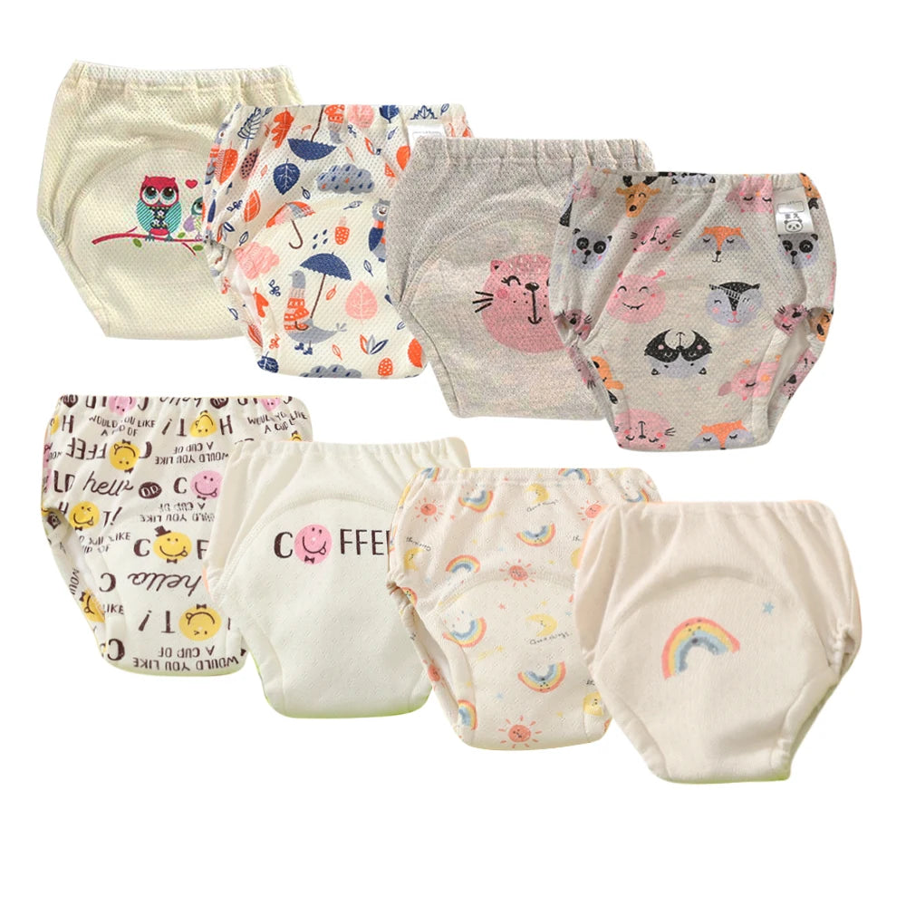 Baby Reusable Waterproof Training Diapers Cotton Nappies