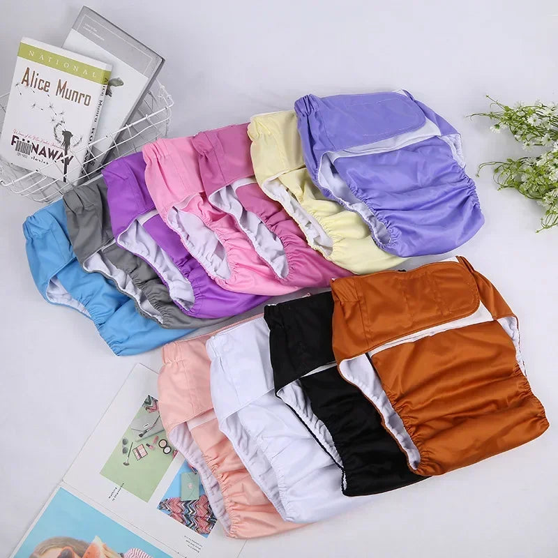 Reusable Adult Diapers for Incontinence Washable Cloth Pants