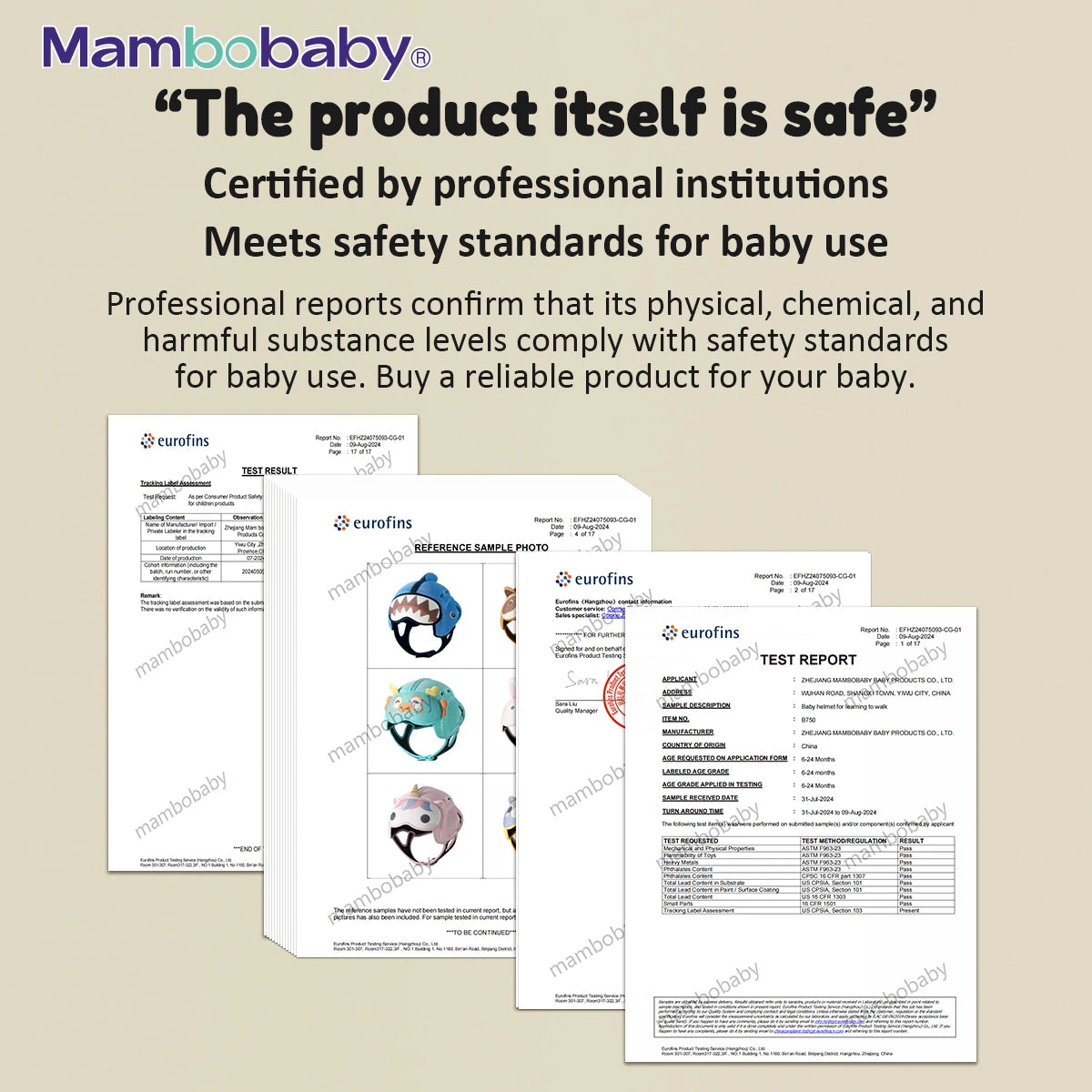 Mambobaby Anti-Shock Baby Helmet Toddler Head Protector