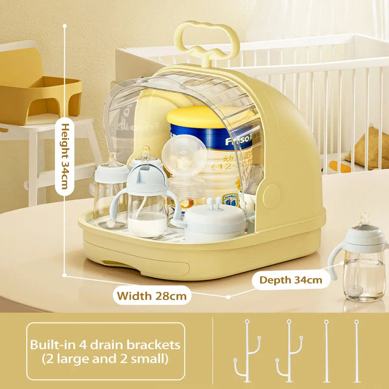 ORIO Hand Push Baby Storage Shelf Multi Layer Plastic Drawers