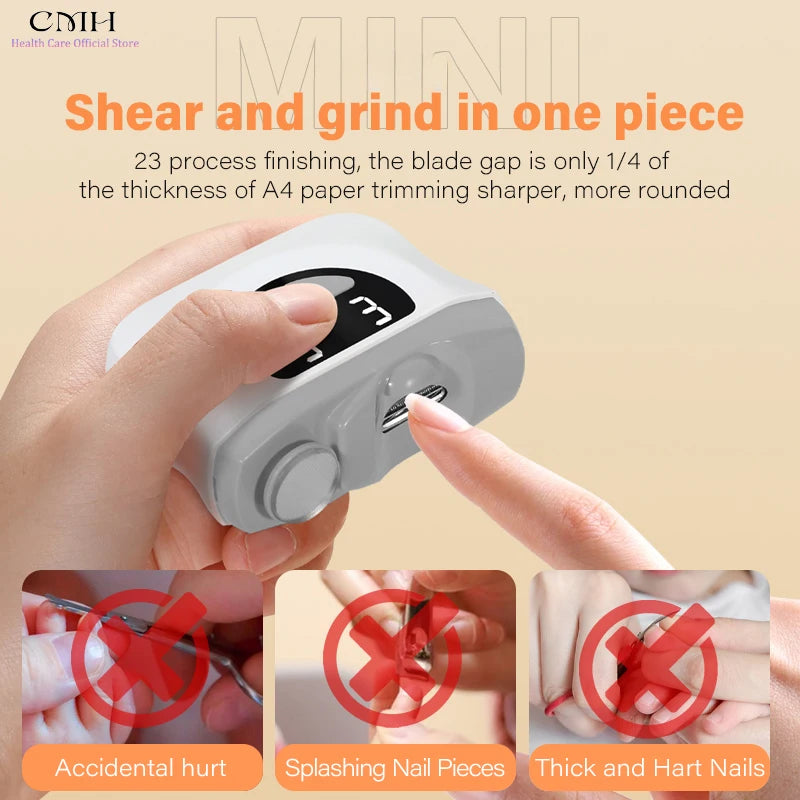 CMH 2-In-1 Electric Nail Clippers For Baby