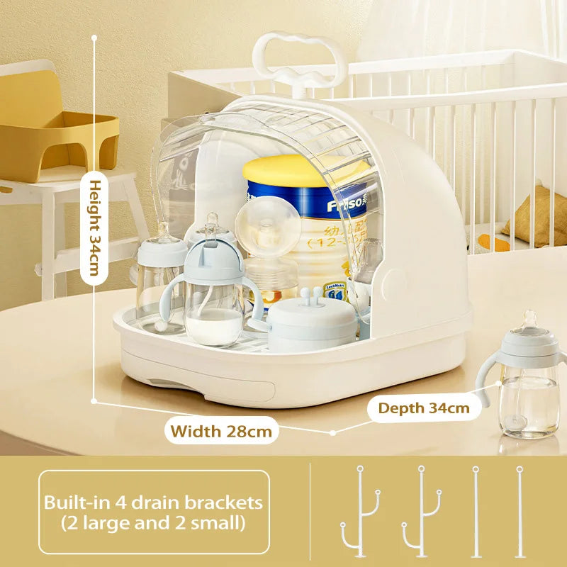 ORIO Hand Push Baby Storage Shelf Multi Layer Plastic Drawers