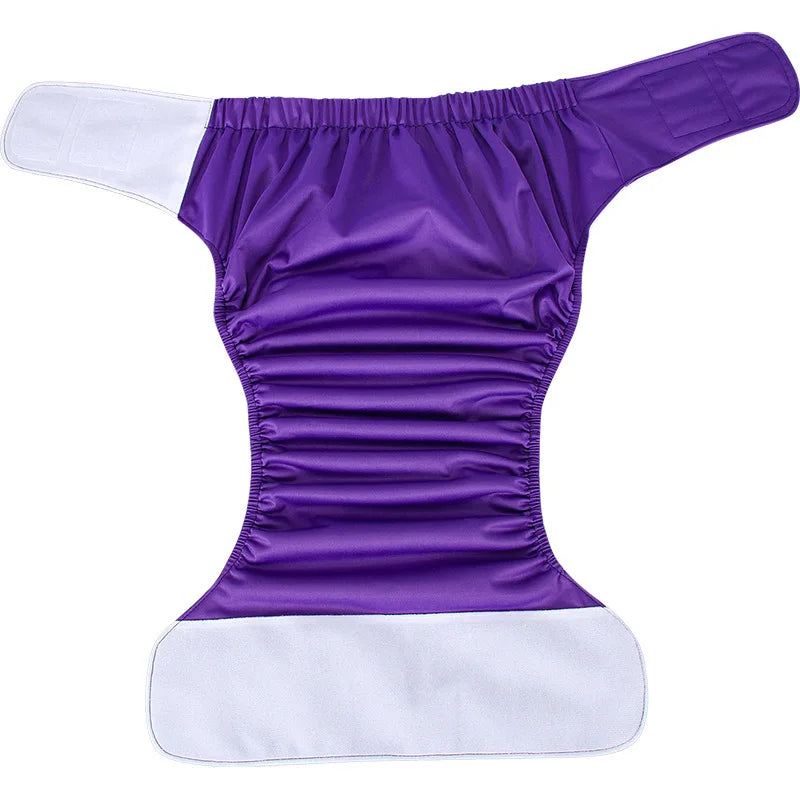Washable Adult Cloth Diapers With Hook Loop Waterproof Leakproof
