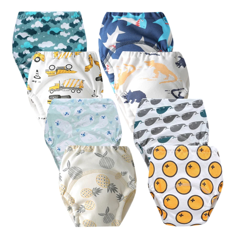 Baby Reusable Waterproof Training Diapers Cotton Nappies