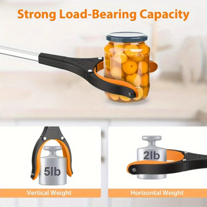 Heavy Duty Garbage Grabber With 360 Degree Rotating Clamp