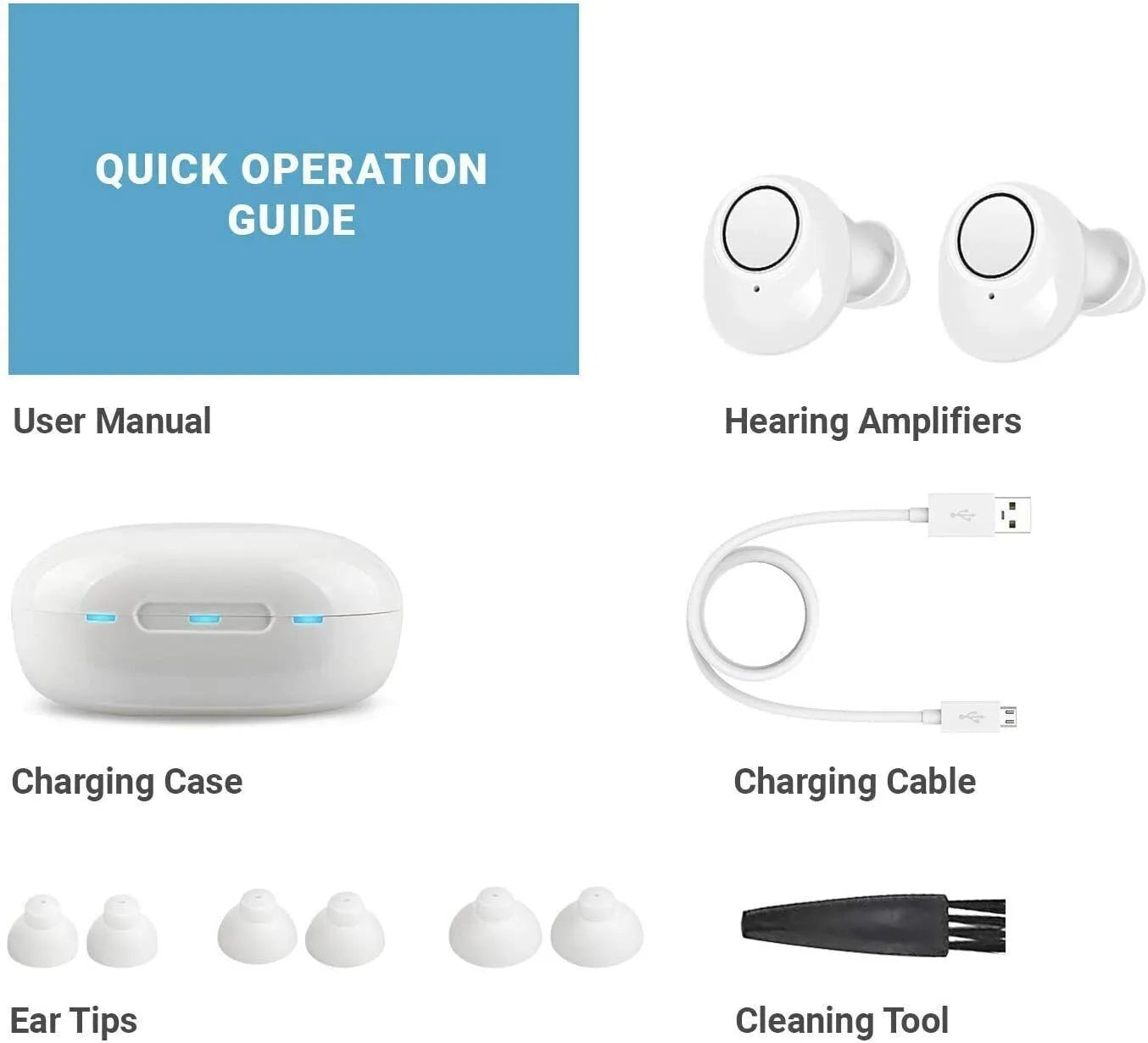 Jinghao Rechargeable Digital Hearing Aids Sound Amplifier