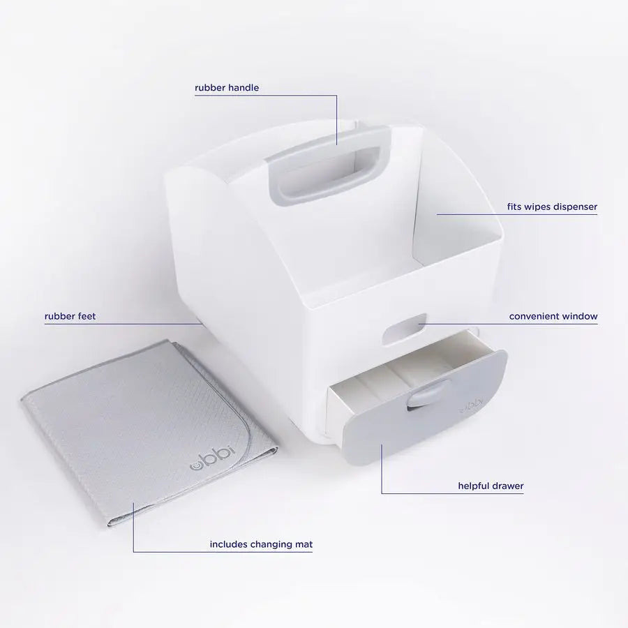 XMSJ Portable Diaper Changing Station Caddy Folding Mat
